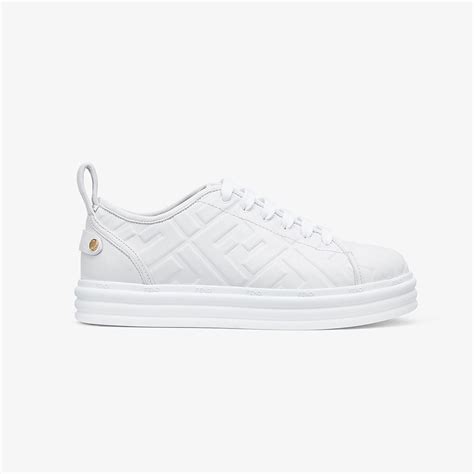 fendi white sneakers sale|fendi sneakers women.